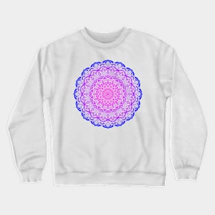 Bisexual Pride Mandala Crewneck Sweatshirt